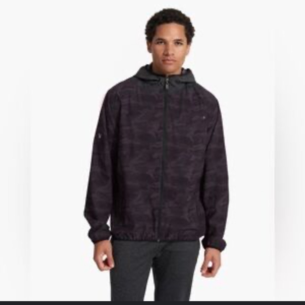 Vuori Jacket Men M Camo Venture Track Full Zip Athleisure Windbreaker